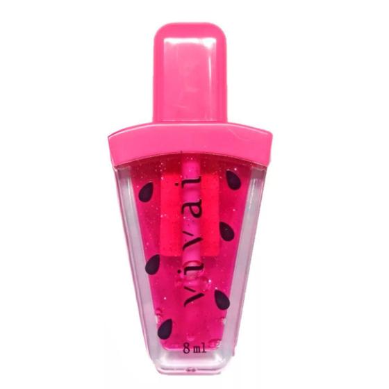 Imagem de Lip Gloss Prin Melância Pink 02 Brilho Labial Vivai 8Ml