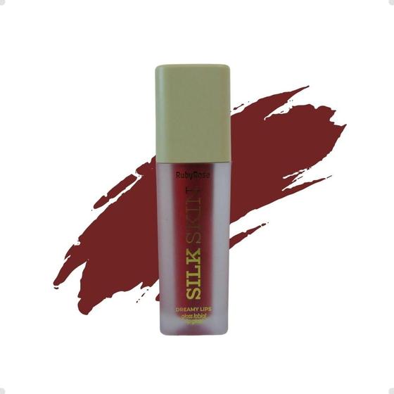 Imagem de Lip Gloss Ruby Rose Silk Skin Dreamy Lips Sparkle Kiss 5ml HB-F7200-4