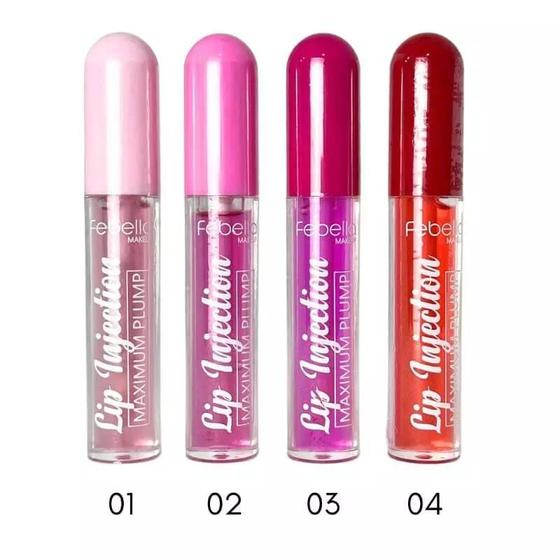 Imagem de lip gloss volume plump - febella