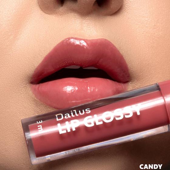 Imagem de Lip Glossy 5g  Dailus  Brilho Intenso e Toque Suave para Seus Lábios
