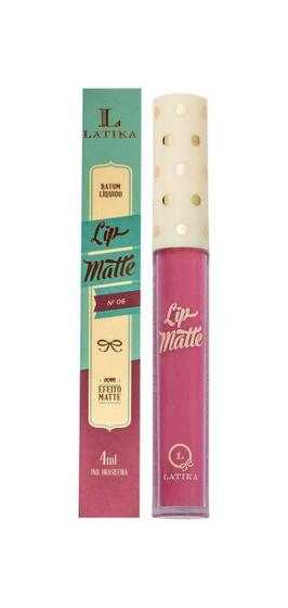 Imagem de Lip Matte Latika batom líquido rosa n 06