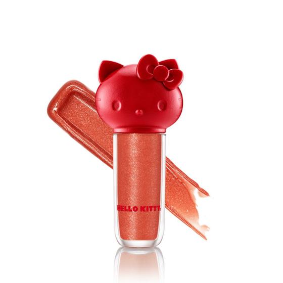 Imagem de Lip Oil Bruna Tavares Hello Kitty Cute Marrom Pêssego