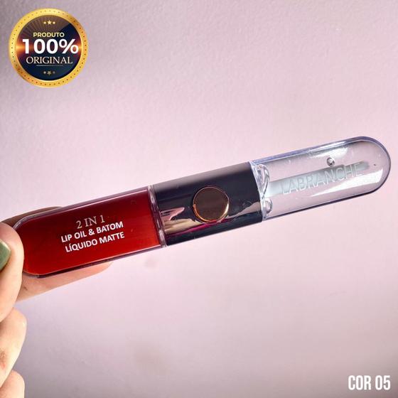 Imagem de Lip Oil e Batom Líquido Matte da Labranche em Tons de Vermelho