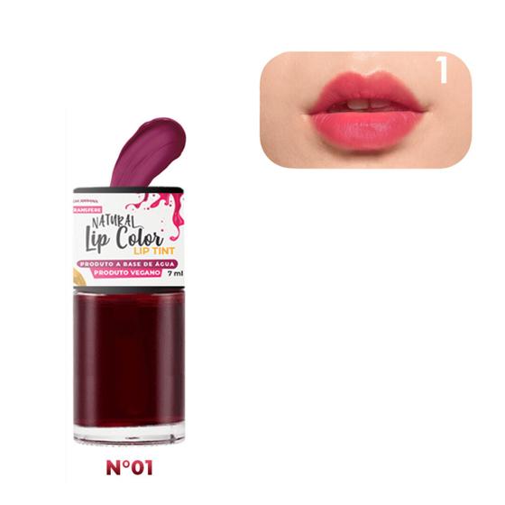 Imagem de Lip Tint Color Top Beauty Make Up Studio 7ml Cor 01