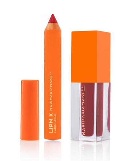 Imagem de Lipmix Batom Líquido + Lápis Labial - Blazing - Mari Maria Makeup