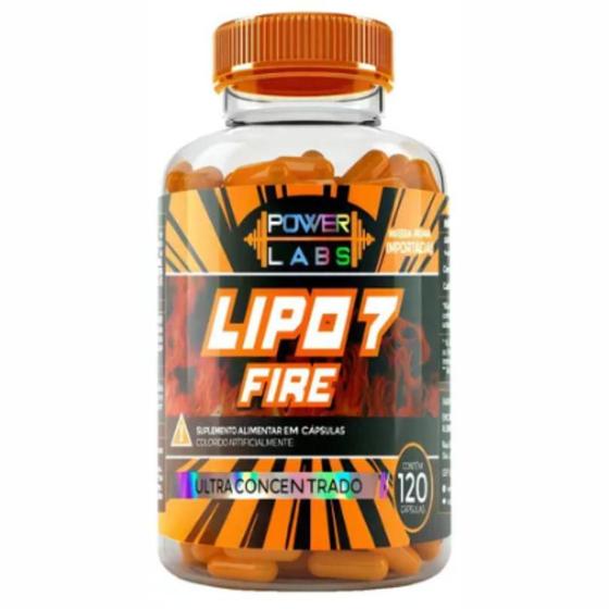 Imagem de Lipo 7 Fire (120 capsulas) - Power Labs