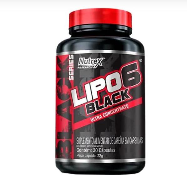 Imagem de Lipo black ultra concentrado 30 cápsulas - nutrex 