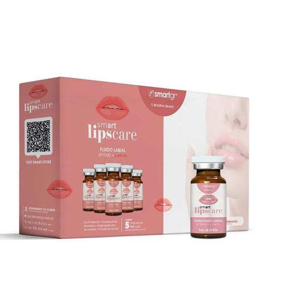 Imagem de Lips Care Hidratante Labial Smart GR 5 frascos 3ml cada