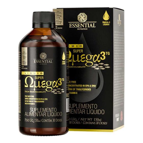 Liquid Super Ômega 3 TG 150ml (30 Doses) - ESSENTIAL NUTRITION é boa?