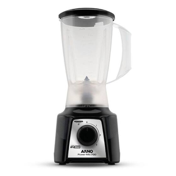 Liquidificador Arno Power Mix LQ10 700W 2L 4 Lâminas Zelkrom 3 Velocidades Preto 110V
