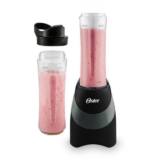 Liquidificador Blender Oster Preto com 2 Copos 250W BBL Menor preço em Liquidificador Blender Oster Preto com 2 Copos 250W BBL