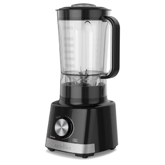 Liquidificador Britânia BLQ1280P Pro Maxx 6 1150W 2,7L 220v Preto Menor preço em Liquidificador Britânia BLQ1280P Pro Maxx 6 1150W 2,7L 220v Preto