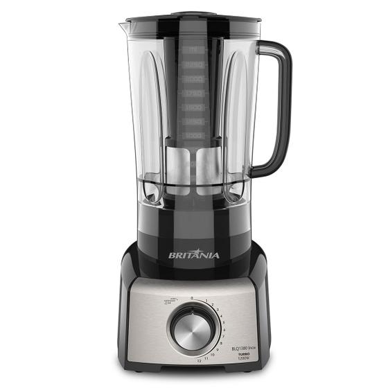 Imagem de Liquidificador Britânia BLQ1380P Pro Maxx 6 Inox 3L 1200W