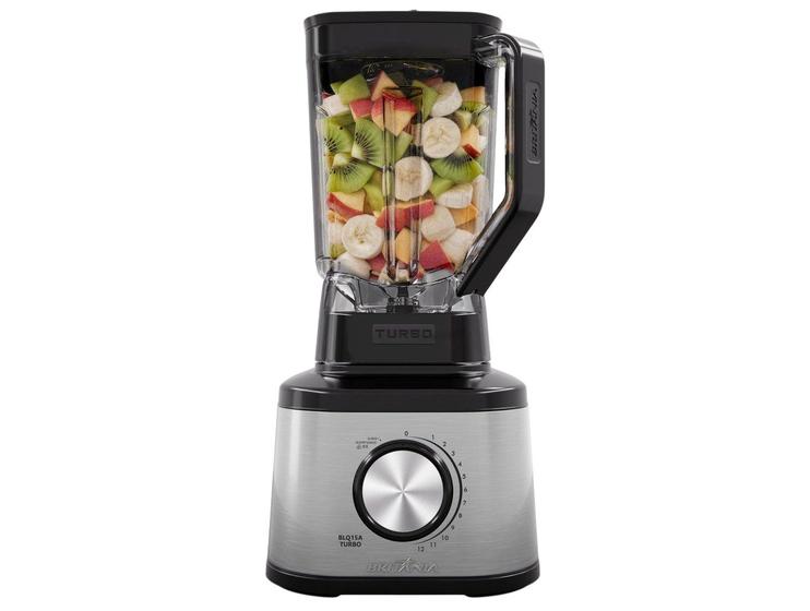 Liquidificador Britânia BLQ15A 1500W Copo de 3,1L Preto e Prata
