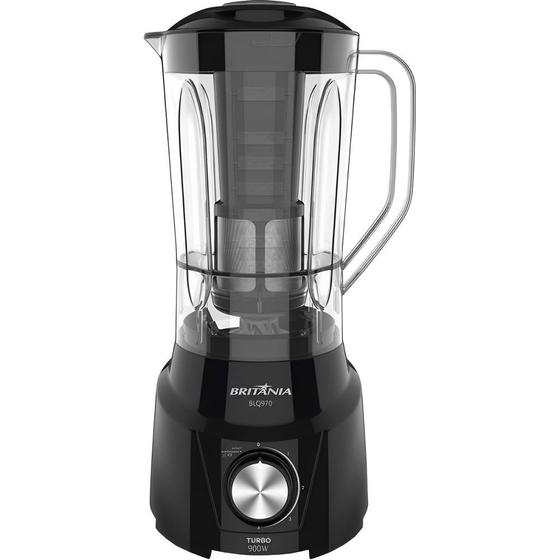 Imagem de Liquidificador Britania BLQ970 Turbo 900 W 110V - Preto 2.6L