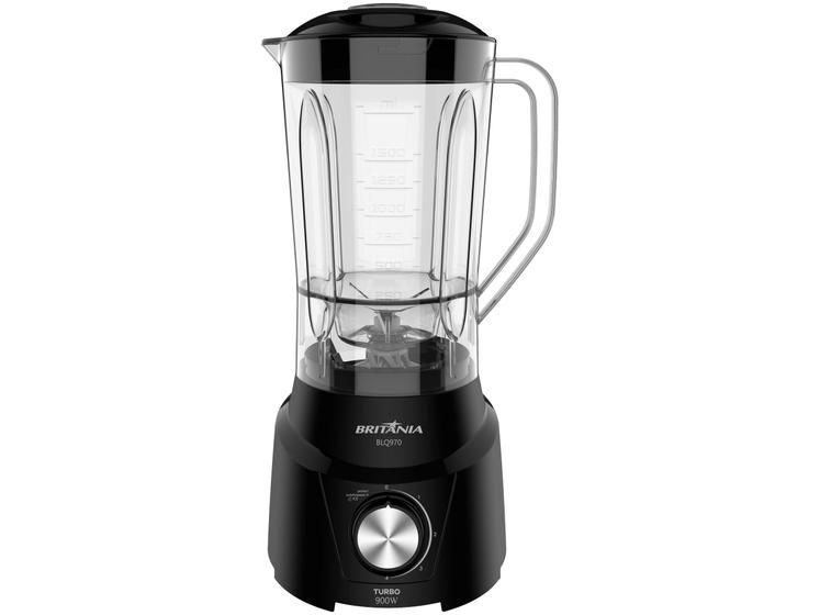 Liquidificador Britânia Turbo BLQ970P Preto Menor preço em Liquidificador Britânia Turbo BLQ970P Preto