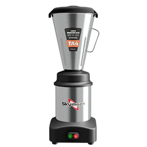 Liquidificador Comercial Inox 4 Litros TA04 Alta Rotação 220v - SKYMSEN Menor preço em Liquidificador Comercial Inox 4 Litros TA04 Alta Rotação 220v - SKYMSEN