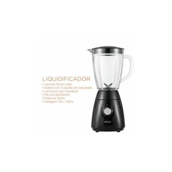 Imagem de Liquidificador De Alta Performance Mitsuo Bl1403-N 110V/60Hz