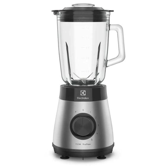 Imagem de Liquidificador Electrolux 700w 1,5L Experience com Copo de Vidro em Inox Preto (EBS30)