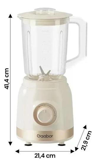 Liquidificador Gaabor Creamy 2 em 1 Smoothie, Sucos e Moedor Potente para sua Cozinha 220V