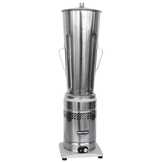 Imagem de Liquidificador Industrial 10 L Baixa Rotação LQL.10 Inox Metvisa