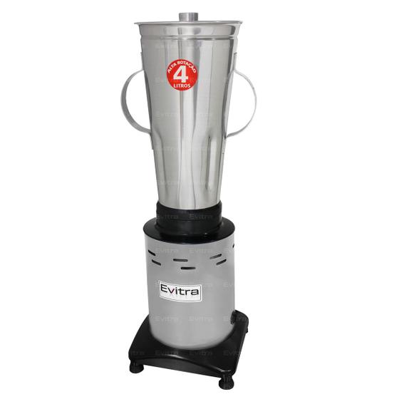 Liquidificador Industrial Alta Rotação 1200w 4L em Inox Sucos Frutas Vitaminas Whey Panquecas 18000rpm Menor preço em Liquidificador Industrial Alta Rotação 1200w 4L em Inox Sucos Frutas Vitaminas Whey Panquecas 18000rpm