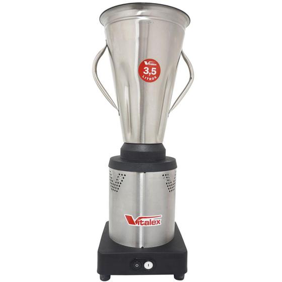 Liquidificador Industrial Alta Rotação 3,5 Litros 1200W Copo Inox Profissional Vitalex LI-3,5 Menor preço em Liquidificador Industrial Alta Rotação 3,5 Litros 1200W Copo Inox Profissional Vitalex LI-3,5