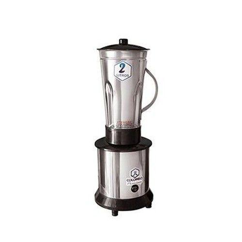 Liquidificador Industrial Baixa Rotação Inox 2 Litros Bivolt 3.500 Rpm Massas Açai Bolos Menor preço em Liquidificador Industrial Baixa Rotação Inox 2 Litros Bivolt 3.500 Rpm Massas Açai Bolos