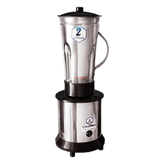 Liquidificador Industrial Potente 2 Litros Alta Rotação JL Colombo 110V Massas Açaí Bolos Sorvete Menor preço em Liquidificador Industrial Potente 2 Litros Alta Rotação JL Colombo 110V Massas Açaí Bolos Sorvete