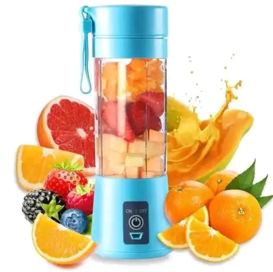 Imagem de Liquidificador Juicer Multifuncional Portátil 380ml Bivolt