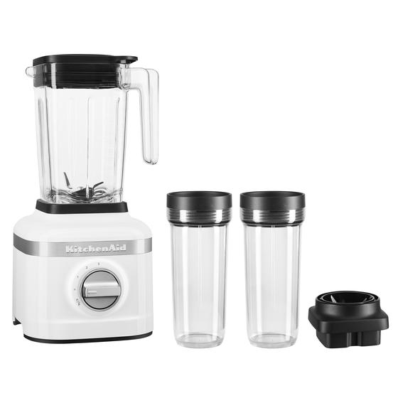 Imagem de Liquidificador KitchenAid K150 de 3 velocidades para trituração de gelo com 2 potes de 1,4 L