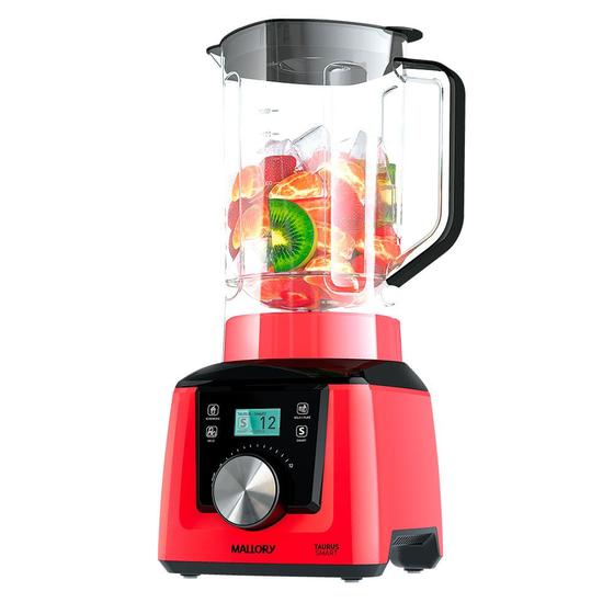 Liquidificador Mallory Taurus Smart - Copo de Plástico - Vermelho 1300w Menor preço em Liquidificador Mallory Taurus Smart - Copo de Plástico - Vermelho 1300w