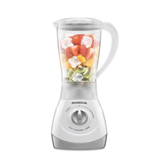 Liquidificador Mondial Easy Power L-550-W Branco - 127V Menor preço em Liquidificador Mondial Easy Power L-550-W Branco - 127V