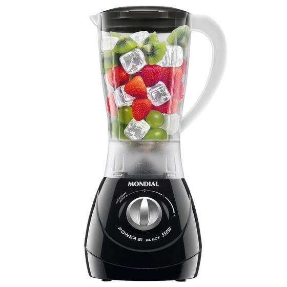 Liquidificador Mondial Power 550W 2 Velocidades 2 litros Black L29 é boa?