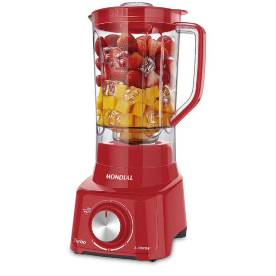 Imagem de Liquidificador Mondial Turbo Full Red L-900W