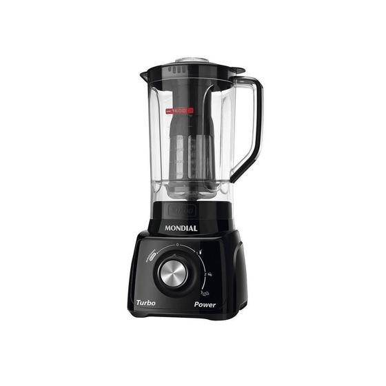 Imagem de Liquidificador Mondial Turbo Power 2,2L L-99-FB Preto - 127V