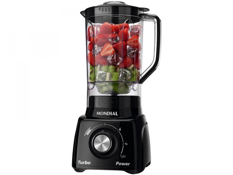 Liquidificador Mondial Turbo Power L-99 FB Preto com Filtro 3 Velocidades 500W é boa?