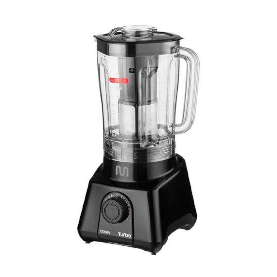 Imagem de Liquidificador  Multi Home Turbo LQ1001 2,6L 8 Veloc.1000W 127v-Preto