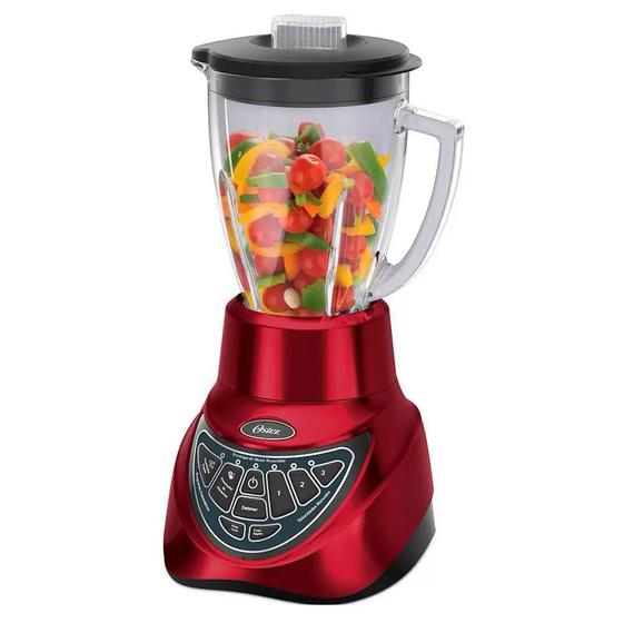 Liquidificador Oster New Reverse Red Motor Reversivel 127V Liquidificador Magazine Luiza