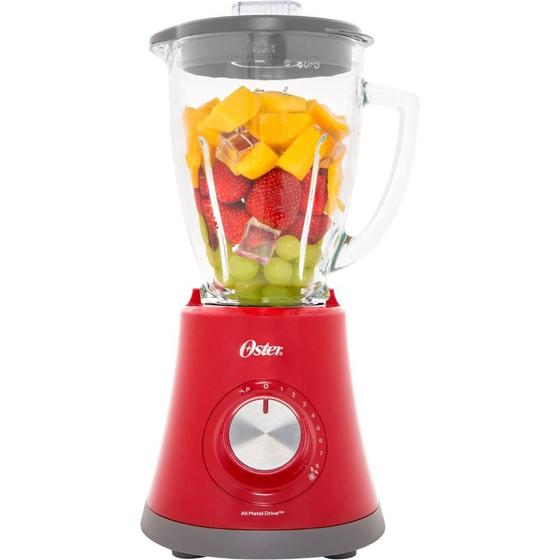 Liquidificador Oster Super Chef 8 Velocidades 750W Vermelho Menor preço em Liquidificador Oster Super Chef 8 Velocidades 750W Vermelho