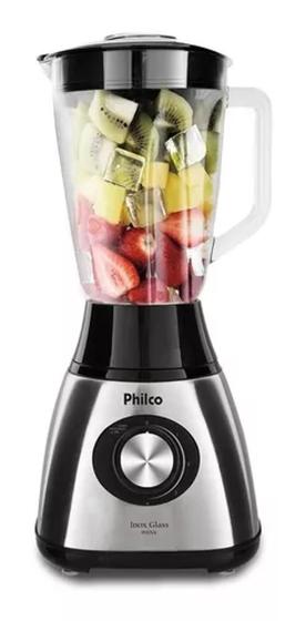 Imagem de Liquidificador Philco Inox Copo De Vidro 900w 220v