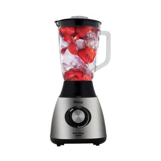 Imagem de Liquidificador Philco Inox Glass, 900W, Inox - 220V