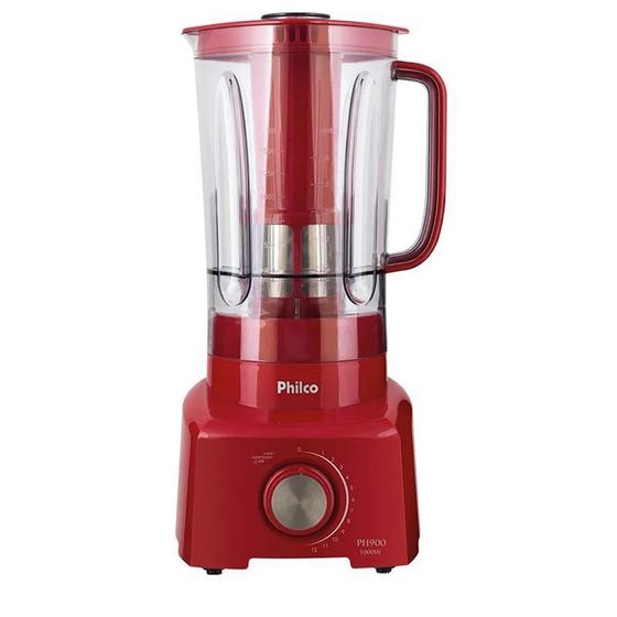 Imagem de Liquidificador Philco Ph900 127V Vermelho 1200W