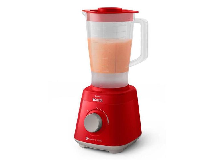 Liquidificador Philips Walita Daily Collection ProBlend 4 - 2V+P 550W - Vermelho - 110V - RI2110/41 Menor preço em Liquidificador Philips Walita Daily Collection ProBlend 4 - 2V+P 550W - Vermelho - 110V - RI2110/41