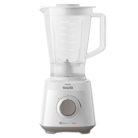 Liquidificador Philips Walita Daily RI2110 Copo de Plástico, 2 Velocidades, 550W, Branco Menor preço em Liquidificador Philips Walita Daily RI2110 Copo de Plástico, 2 Velocidades, 550W, Branco