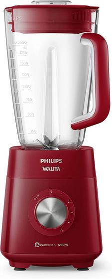 Imagem de Liquidificador Philips Walita RI2240/40 Vermelho 1200w Com 5 Velocidades - 220v