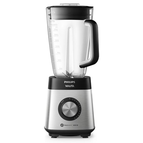 Imagem de Liquidificador Philips Walita RI2244 1400W, 3 Litros ,12 velocidades Jarra Inquebrável - Inox