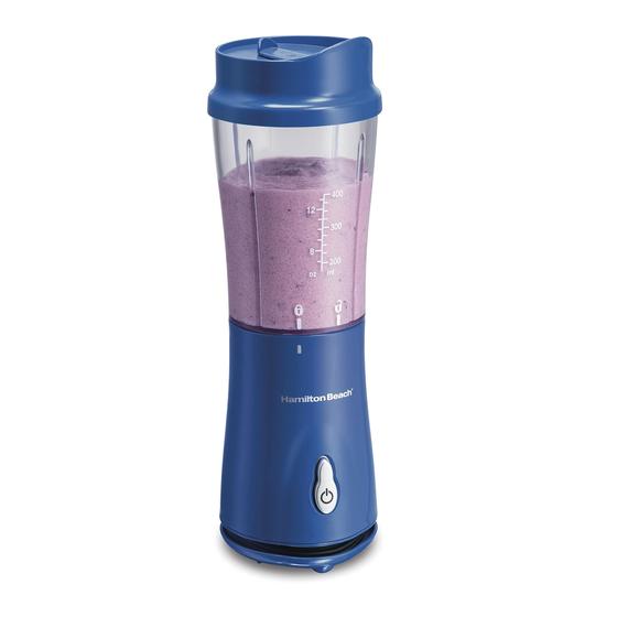 Imagem de Liquidificador portátil Hamilton Beach 51132 400mL azul com copo