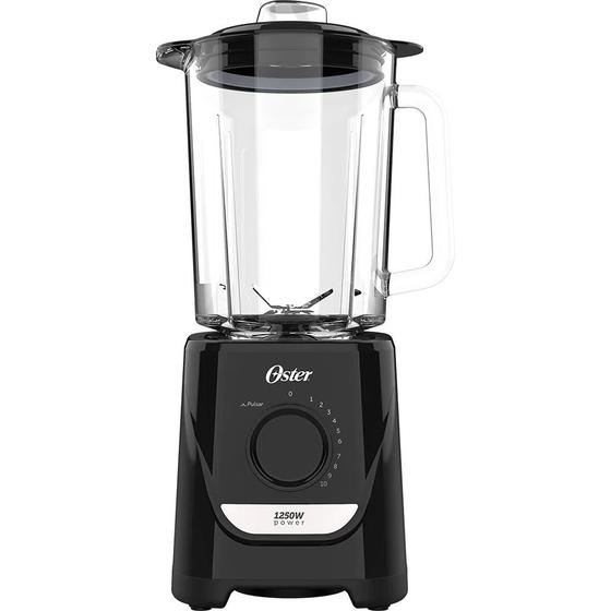 Liquidificador Power Oster Preto 2,2 l - OLIQ520 - 127V Menor preço em Liquidificador Power Oster Preto 2,2 l - OLIQ520 - 127V