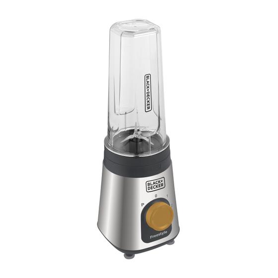 Imagem de Liquidificador Processador Portátil 2 Copos Inox 600 mL LP320 110V Black & Decker